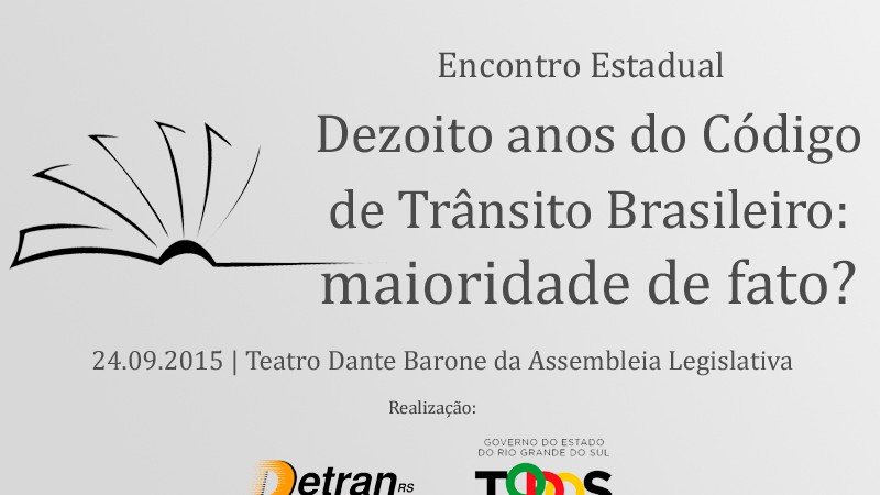 Autoridades de trânsito estarão reunidas, durante toda a quinta-feira (24) no Auditório Dante Barone