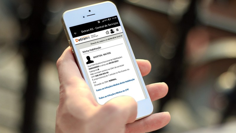 Mais de 77 mil gaúchos utilizam serviços online com o DetranRS