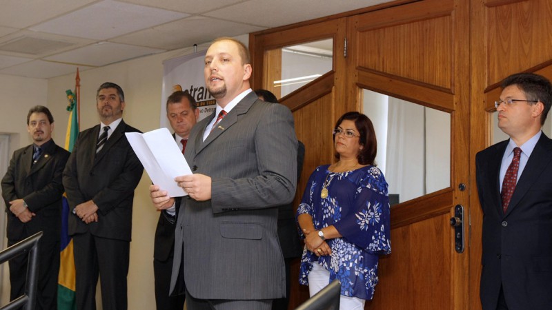 Alessandro Barcellos toma posse na presidência do Detran/RS