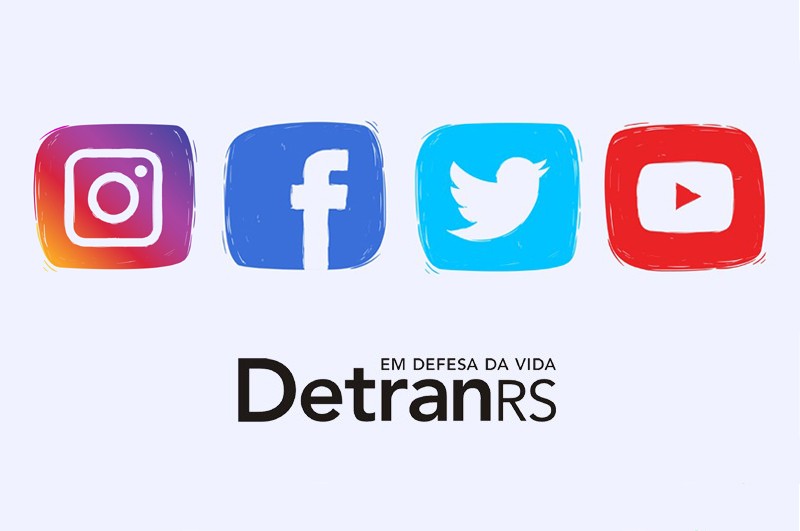 Redes sociais DetranRS