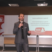 O responsável pela Assessoria de Comunicação Social do DetranRS, Eduardo Manica, apresentou uma prévia da próxima campanha publicitária da Balada Segura