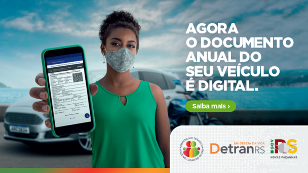 CRLV, de porte obrigatório, agora é digital