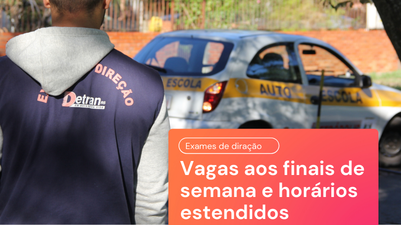 As turmas extras serão abertas gradualmente pelo DetranRS