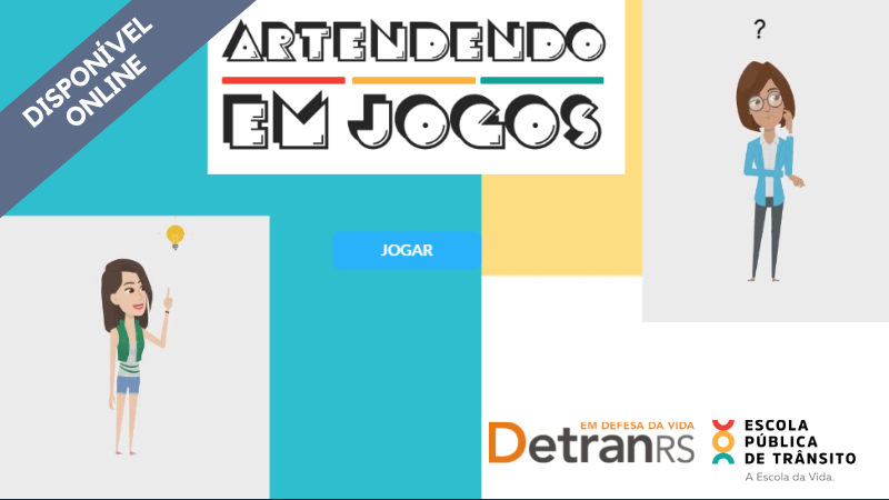 Veja nossos jogos infantis online – Escola Pública de Trânsito – DetranRS