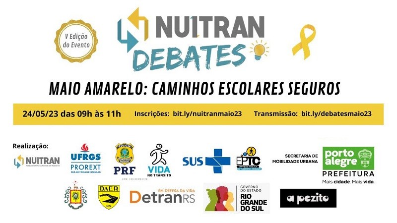 Card do V Nuitran Debates, com as marcas dos realizadores