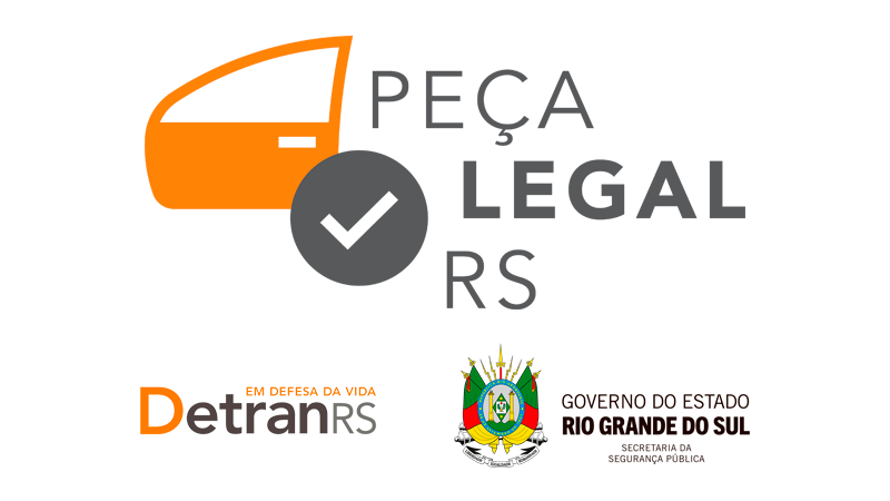 Card da marca do programa Peca Legal RS