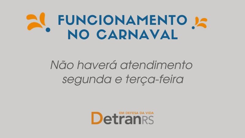 card funcionamento no carnaval - não haverá atendimento segunda e terça-feira