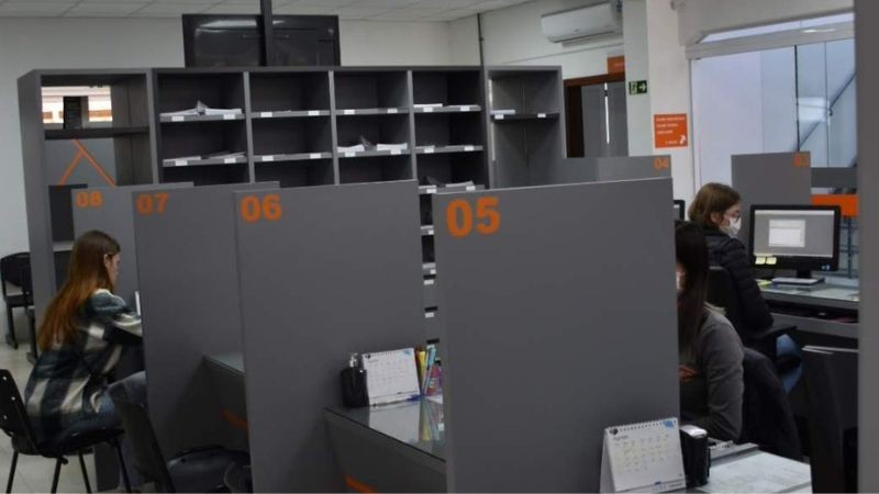 baias de atendimento de um cfc