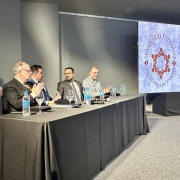 Cláudia Severo (DAF), Edir Domeneghini, Vilnei Sessim, Fábio Santos e Egídio Nunes