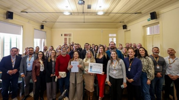 Lideran&ccedil;as do DetranRS em evento realizado no Pal&aacute;cio do Minist&eacute;rio P&uacute;blico